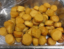 帆立貝の冷燻製
